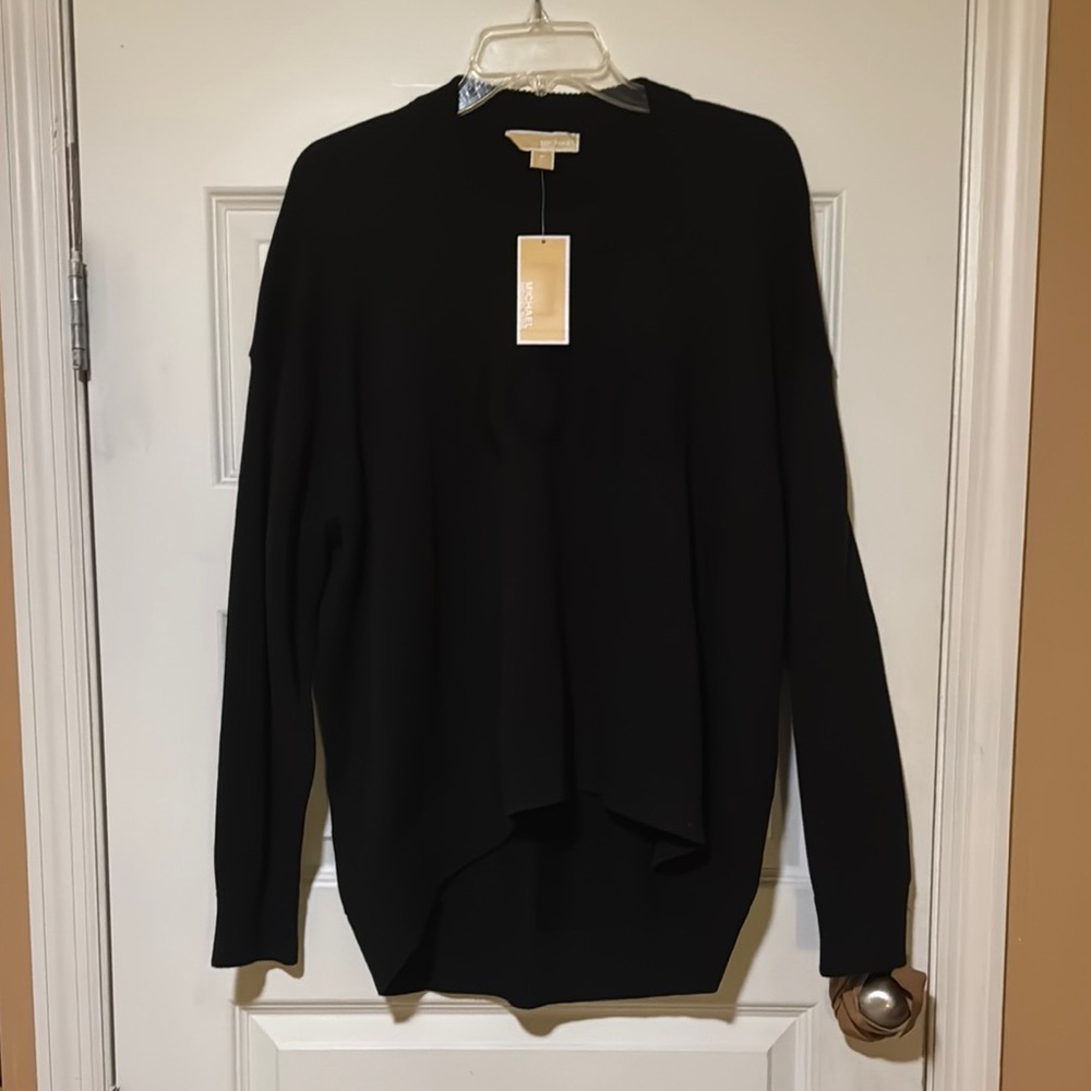 NWT | Michael Kors | Black High Low Sweater